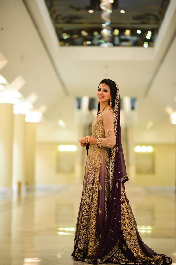 Purple Pakistani Bridal Dresses ...